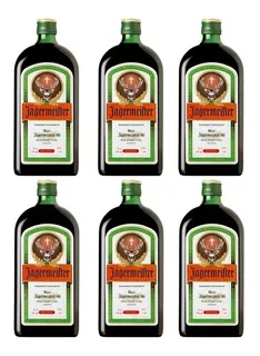 Pack 6 Unidades Jagermeister 700ml Licor De Hierbas Original