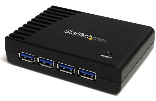 Startech. Com - Hub Usb 3.0 Superspeed De 4 Puertos Con Adap