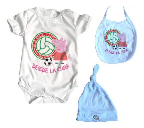 Set Ajuar Bebe X3 Piezas San Jorge Tucuman