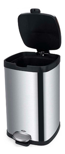 Lixeira Inox Pedal E Balde Frame 20l 335x270x477mm Brinox