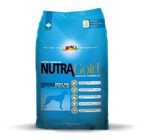 Alimento Perro Nutra Gold Adulto Premium 15 Kg