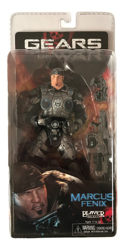 Marcus Fenix Player Select Neca 2008 Gears Of War Figura 7pg