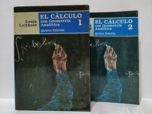 Libro El Cálculo Con Geometría Analítica 1 -2 Louis Leithold