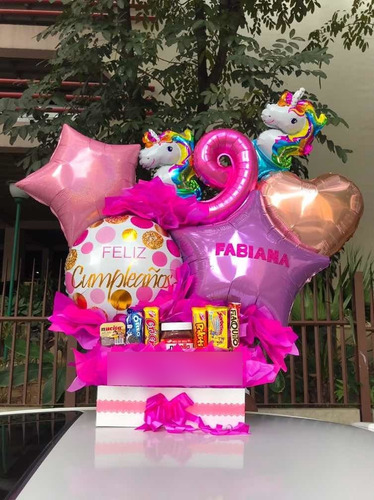Imagen 10 de 10 de Arreglo Con Globos Para Cumpleaños