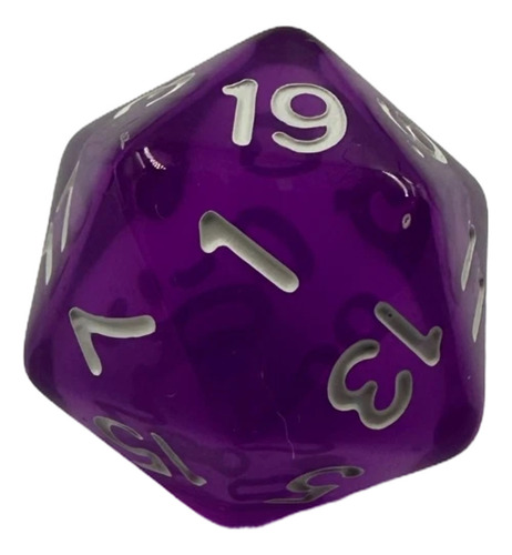 Dados 7 Unidades Colores Juegos Rol Y Mesa Color Morado