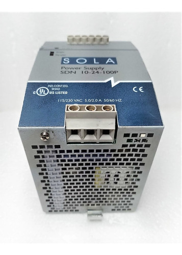 Fuente De Voltaje Sola Hd Sdn 10-24-100p 24vdc 10a (Usado)