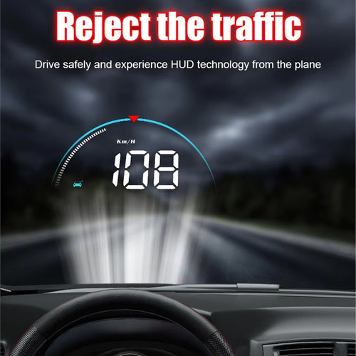 Proyector De Parabrisas Con Velocímetro Obd Con Pantalla Hud