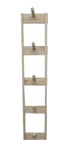 Imagen 1 de 6 de Perchero De Pared 5 Perchas Diseño Nordico Cta Mundopino