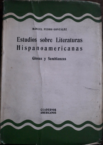 1789 -  Estudios Sobre Literaturas Hispanoamericanas