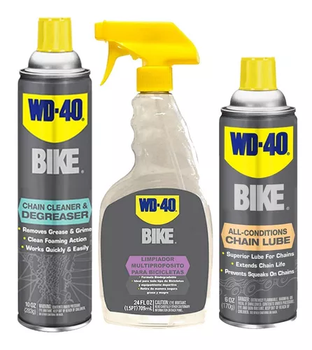 Lubricante Cadena Bicicleta Wd-40 Bike Todas Condiciones Aerosol