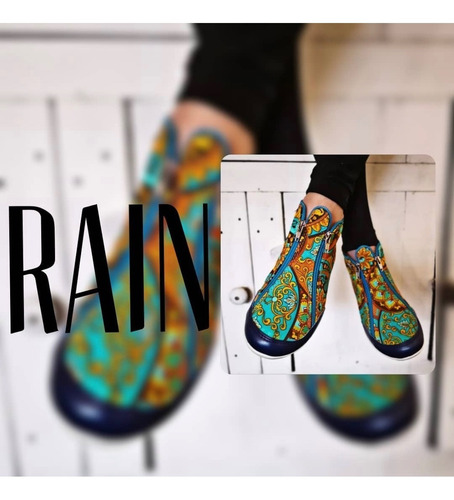 Imagen 3 de 7 de Zapatillas Abotinada Te Para Tres Diseños Unicos Modernos