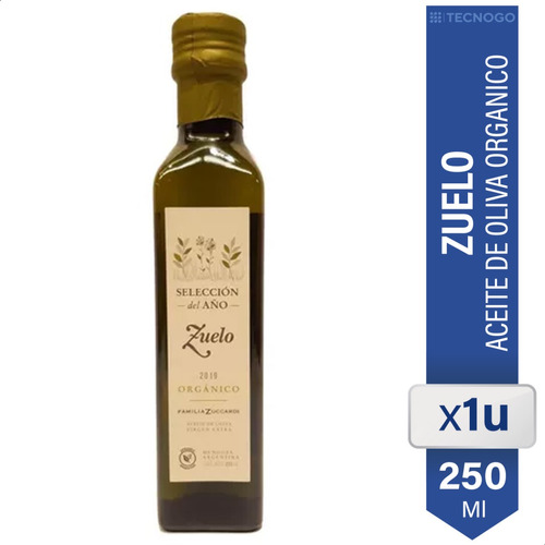 Aceite De Oliva Zuelo Seleccion Organico 250ml Extra Virgen