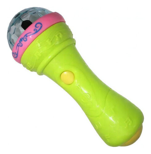 Brinquedo Microfone Infantil Karaoke Para Criança Luz E Som