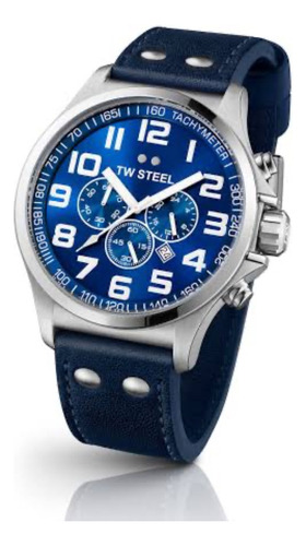 Reloj Tw Steel 403 Azul Oscuro Gris Azul Acero (Usado)