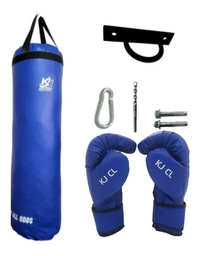 Kit De Boxeo Público #2: Costal Box 120cm+guantes+ancla+saco