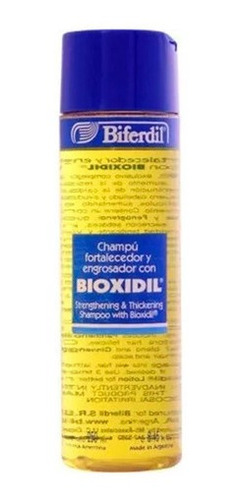 Shampoo Biferdil Bioxidil Trat Caida Pelo Fortalecedor 250ml