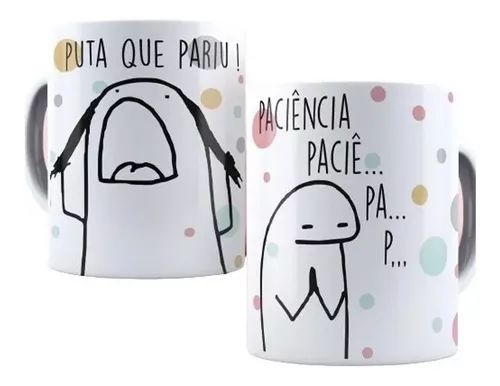 Caneca Divertida Frases Amor Meme Flork