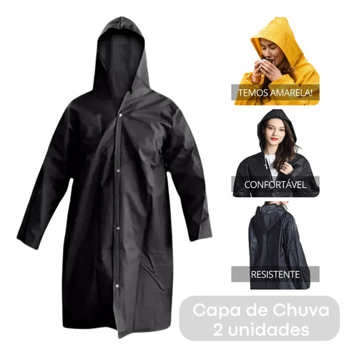 Kit Epi Capa De Chuva Reforçada Grossa Pvc Obra Pesca Oferta