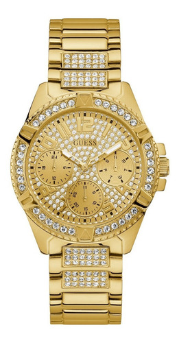 Reloj Para Mujer Guess Lady Frontier W1156l5 Color Dorado