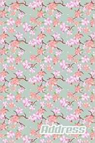Address Address Book (vol B50) Nature Pink Blossom Design Gl
