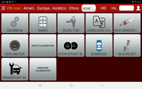 Imagen 6 de 9 de Launch X431 Thinkdiag Full Todas Las Marcas Tablet Samsung