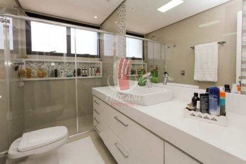 Imagem 6 de 20 de Apartamento Mobiliado Para Venda No Bairro Mooca, 4 Dorm Sendo 1 Suíte, 4 Vagas, 135 Metros. - 6117