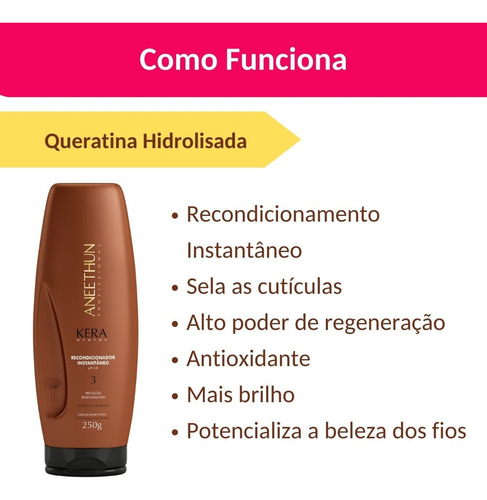 Recondicionador Reestruturador Instantâneo Kera System