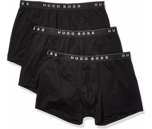 Boxer Corto Hugo Boss 3 Pack Color Negro 100% Original 5383