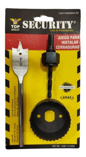 Kit Para Instalar Cerraduras En Puertas De Madera Segurity