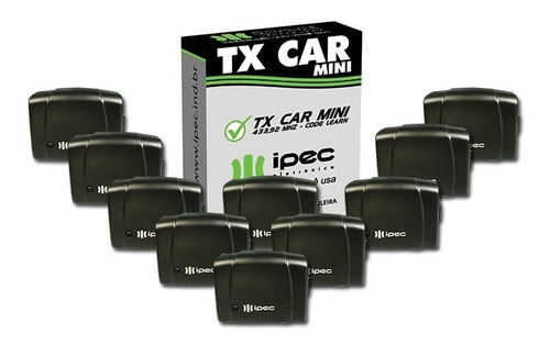 Tx Car Ipec 433mhz (10 Unid.) - Controle Para Farol De Carro