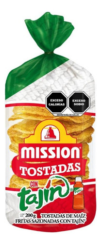 Tostadas De Maíz Mission Con Tajín 200 G