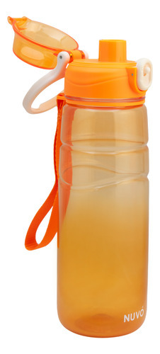 Botella De Plástico Transparente Tapa Seguro Para Agua 1 L