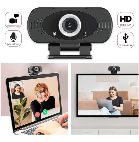 Imagen 7 de 7 de Cámara web Vidlok W77 Full HD 30FPS color negro
