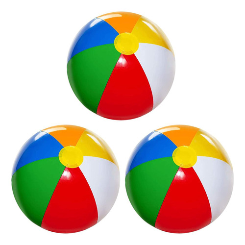 4es Novelty Pelotas De Playa Inflables De 20 Pulgadas Para .