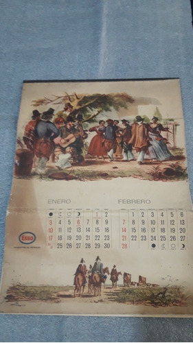 Almanaque Esso Año 1965 Antiguedad