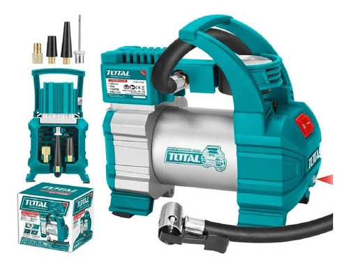 Compresor De Aire Mini Bateria Portatil Total Tools Ttac1406