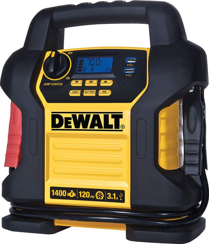 Dewalt Dxaej14 1400 Peak Amp Jump Starter (con Un Compresor 