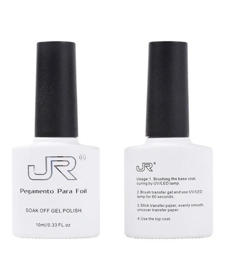 Imagen 1 de 7 de Pegamento Para Foil Jr 10ml Decoracion Uñas Acrilico 8a-107
