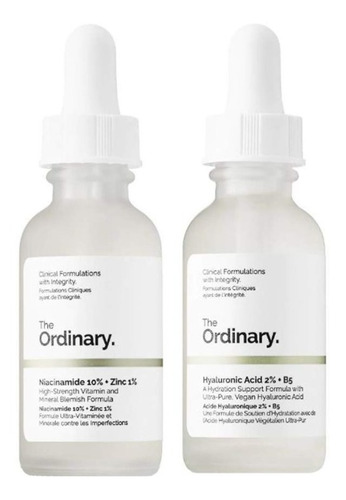 The Ordinary Hyaluronic 2% + B5 & Niacinamide 10% Zinc 1%