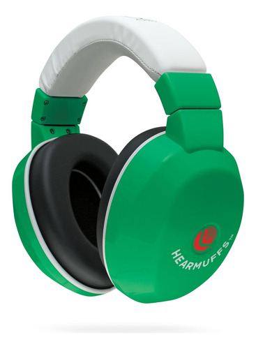 Protector Auditivo Lucid Audio, Infantil, Ajustable, Verde