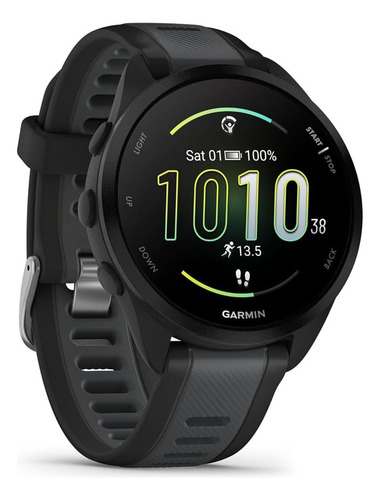 Reloj Inteligente Garmin Forerunner 165 Music, Negro Y Gris
