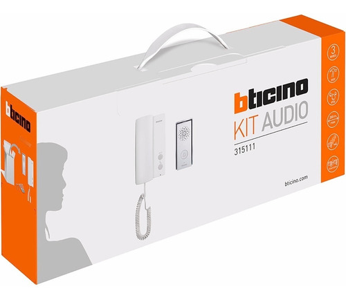 Kit Audio 4 Hilos Con 2 Citofonos Interior Bticino