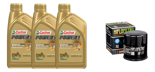 Kit Mantencion Zongshen Rx3s Castrol 10w50 Full Sint + Hiflo