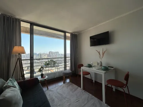 Arriendo Departamento Moderno Y Luminoso Santiago Centro