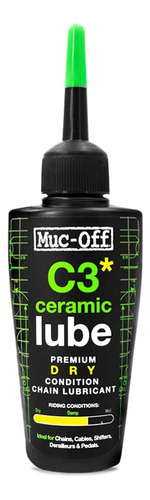 C3 - Lubricante De Cadena Seca De Cerámica, 1.7 Fl Oz, Lubri