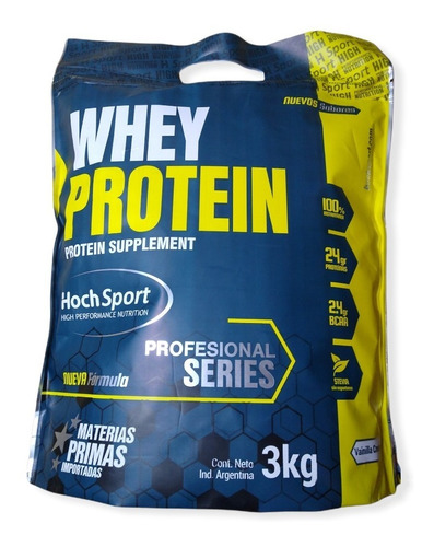 Whey Protein 3 Kg - Hoch Sport - Proteína Con Bcaa Sabor Chocolate