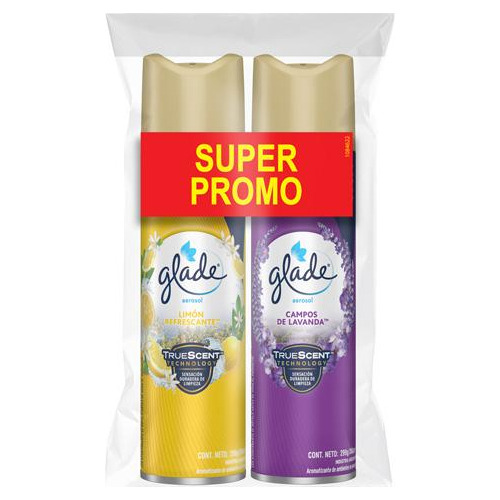 Perfumador Glade Aerosol 360ml 2x20%