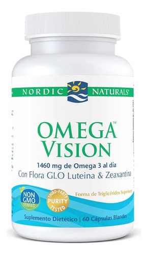 Omega Vision Luteina Zeaxantina Nordic Naturals X 60 Softgel