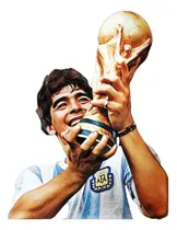 Comprar Stickers Maradona Vinilo 20cm Paredes, Laptops, Cuadernos