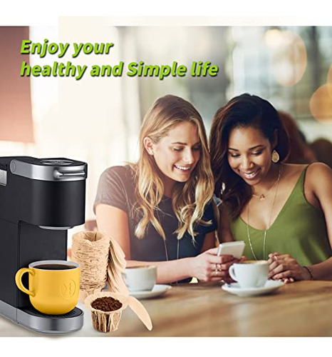 Filtros De Papel Desechables Para Taza K Sin Blanquear Con T
